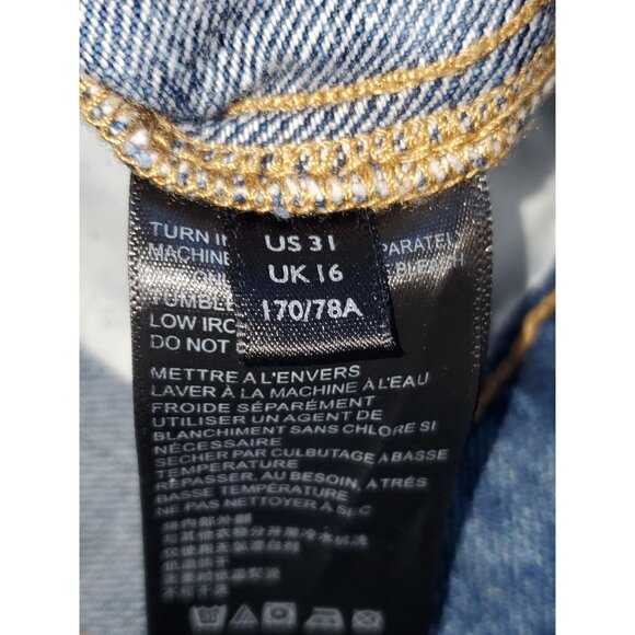 NWT BDG Urban Outfitters Women's Double-Button High waisted mom jeans sz 31 1291 - Picture 8 of 8